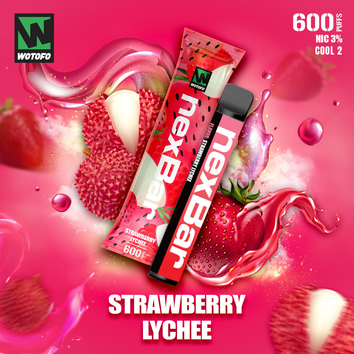 Next Bar - Strawberry Lychee