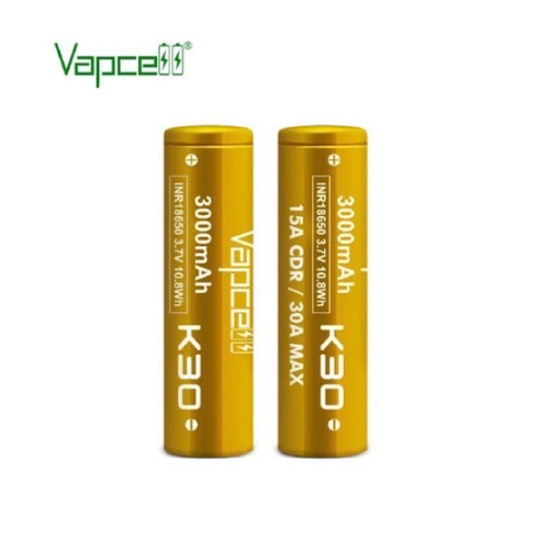Vapcell battery 18650 gold